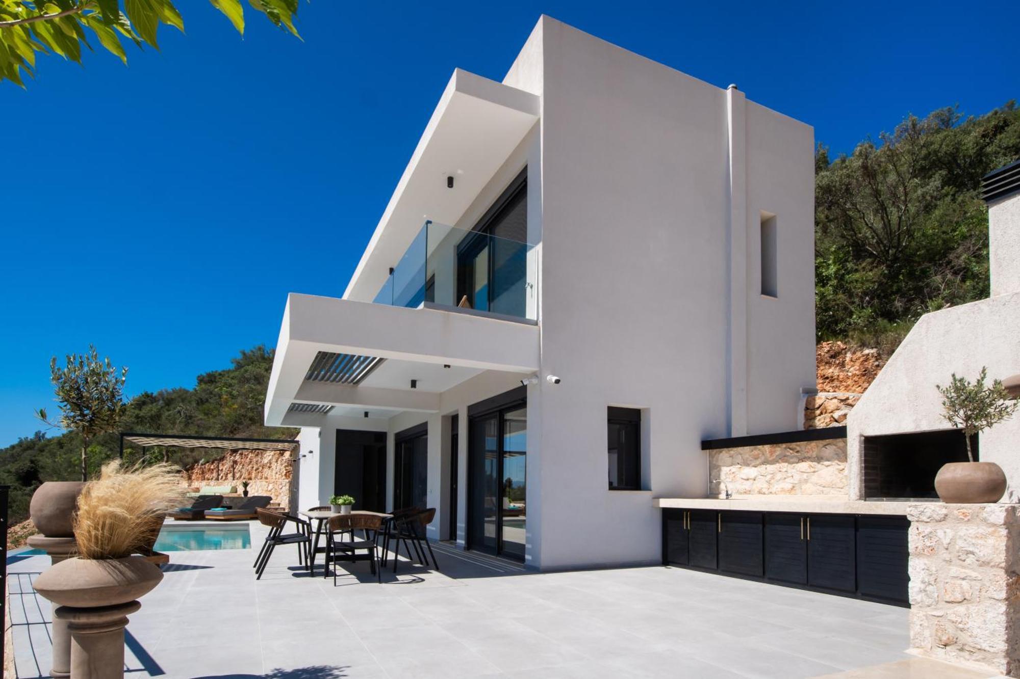 Pantea Luxury Villa Vasilikí Exterior photo