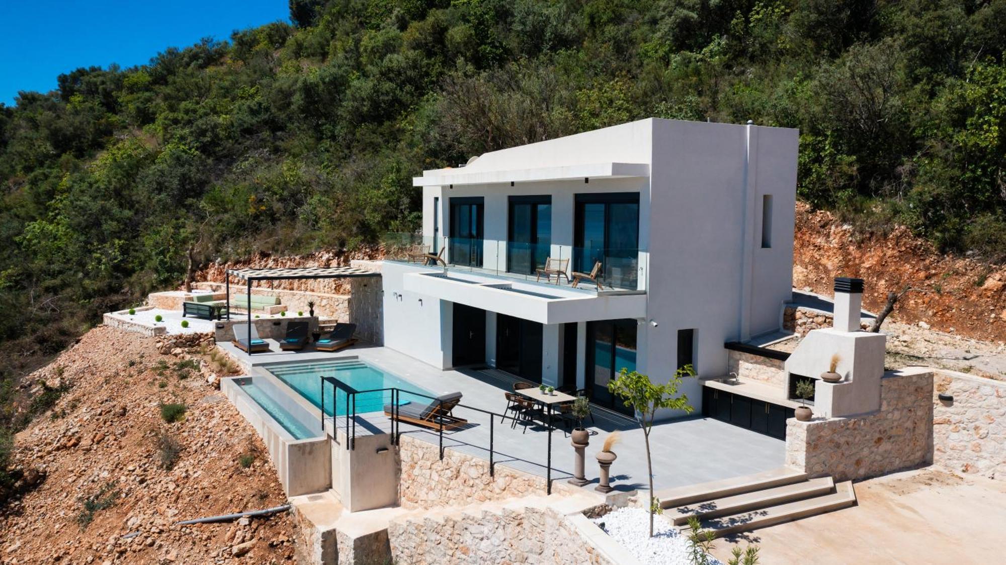 Pantea Luxury Villa Vasilikí Exterior photo