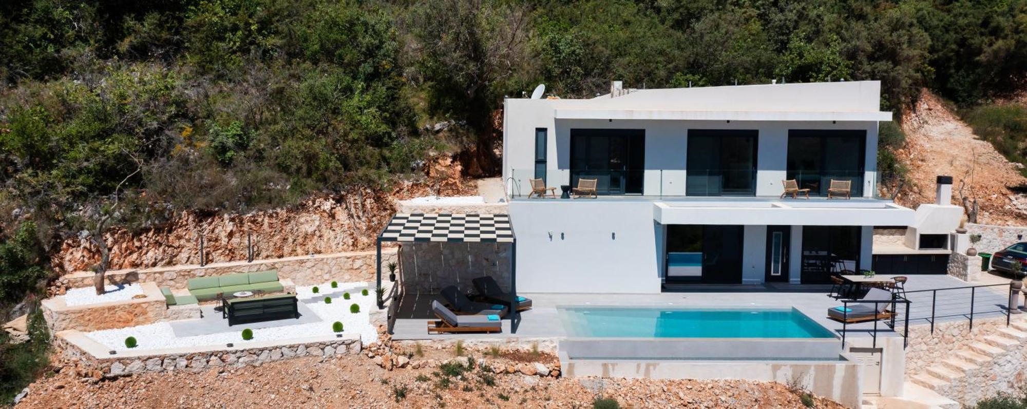 Pantea Luxury Villa Vasilikí Exterior photo