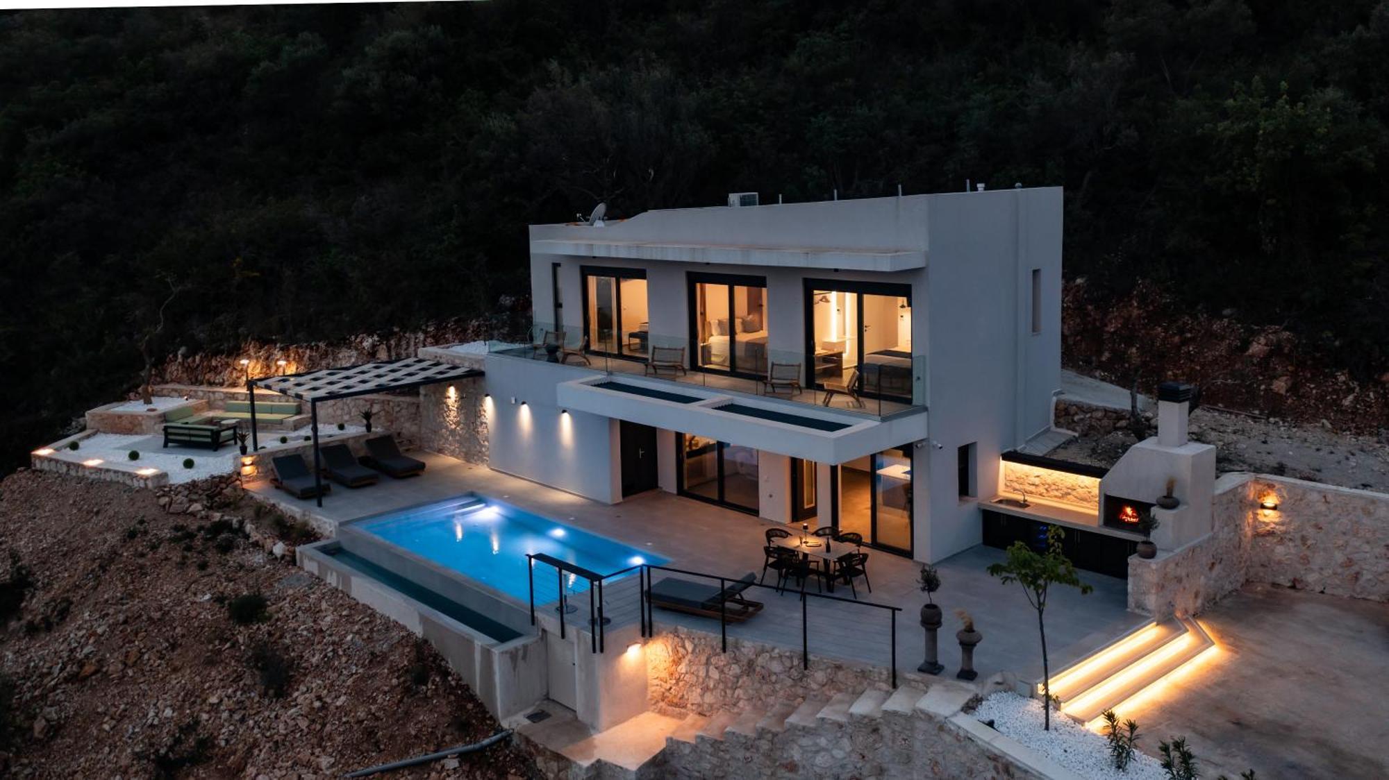 Pantea Luxury Villa Vasilikí Exterior photo