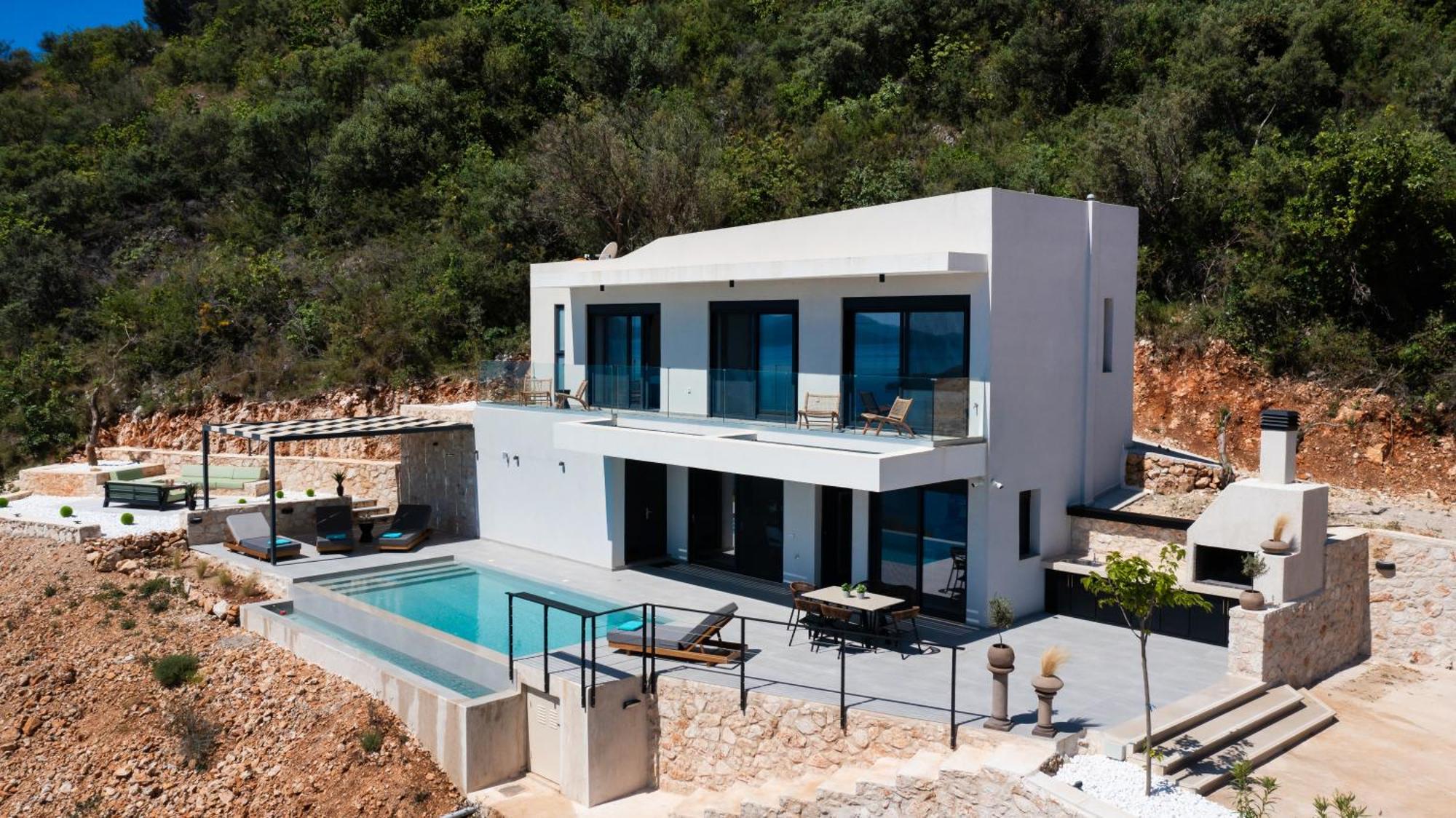 Pantea Luxury Villa Vasilikí Exterior photo